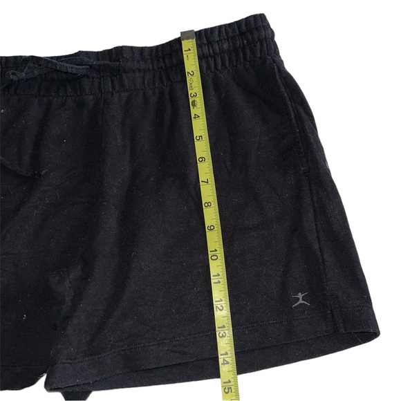 Danskin Women's Black Drawcord Short Sz S - Picture 4 of 6
